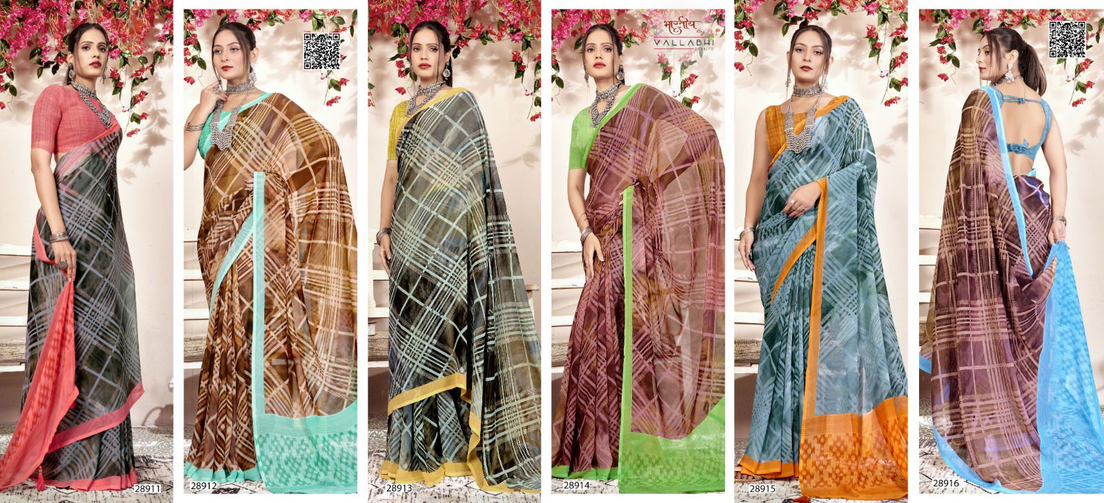 Manasvi 03 By Vallabhi Georgette Printed Daily Wear Sarees Wholesale Shop In Surat